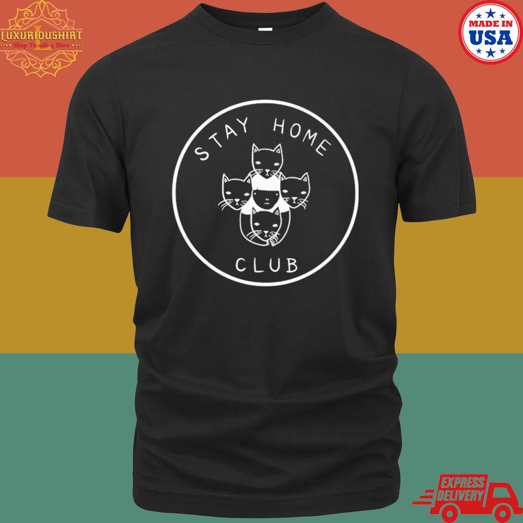 Stay Home Club Cat T-shirt