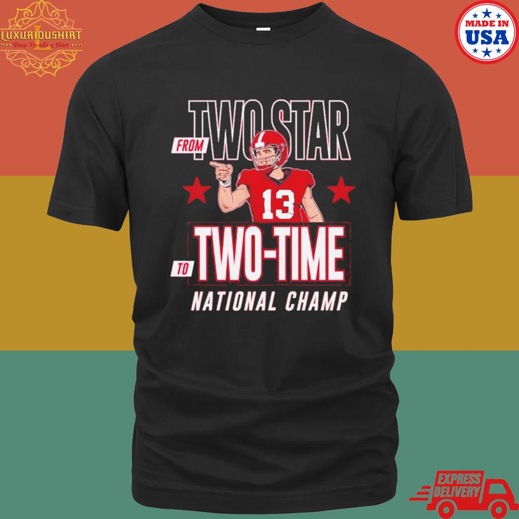 Stetson Bennett Georgia Bulldogs From Two Star To Two-time National Champions Shirt