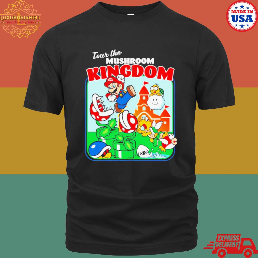 Super Mario Mushroom Kingdom Your Boyfriend Fit Girls Shirt