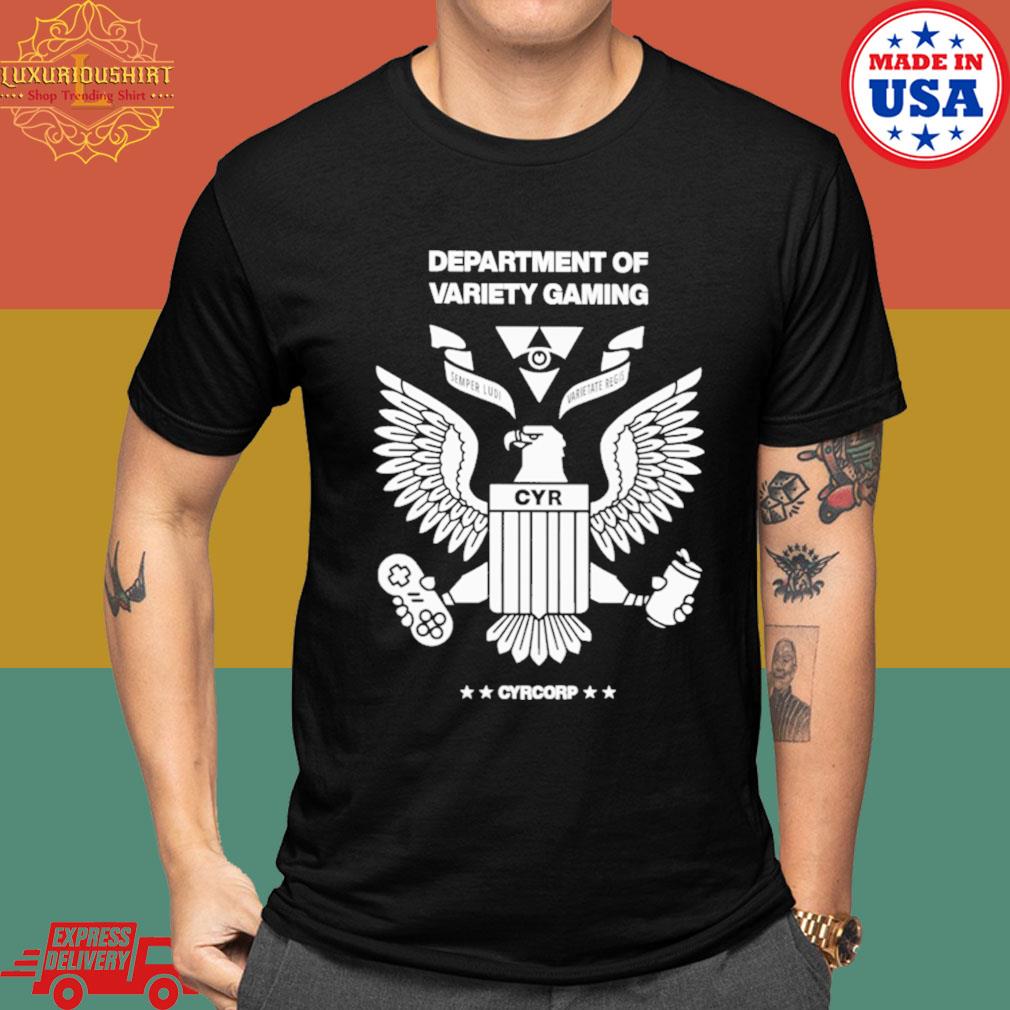 Department Of Variety Gaming Cyrcorp Shirt
