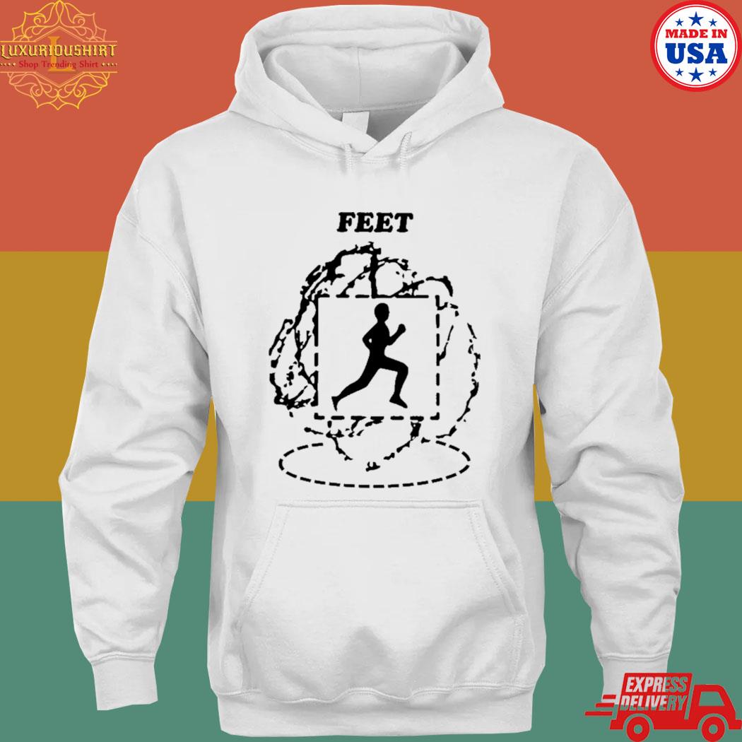 Feet band logo s hoodie