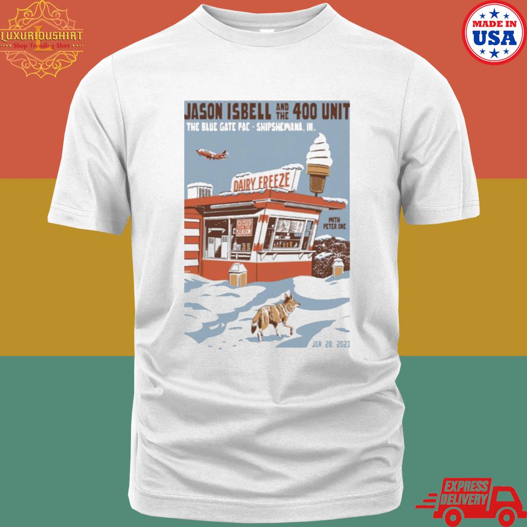 Jason Isbell And The 400 Unit 2023 January 28th The Blue Gate Pac Shipshewana Indiana Shirt