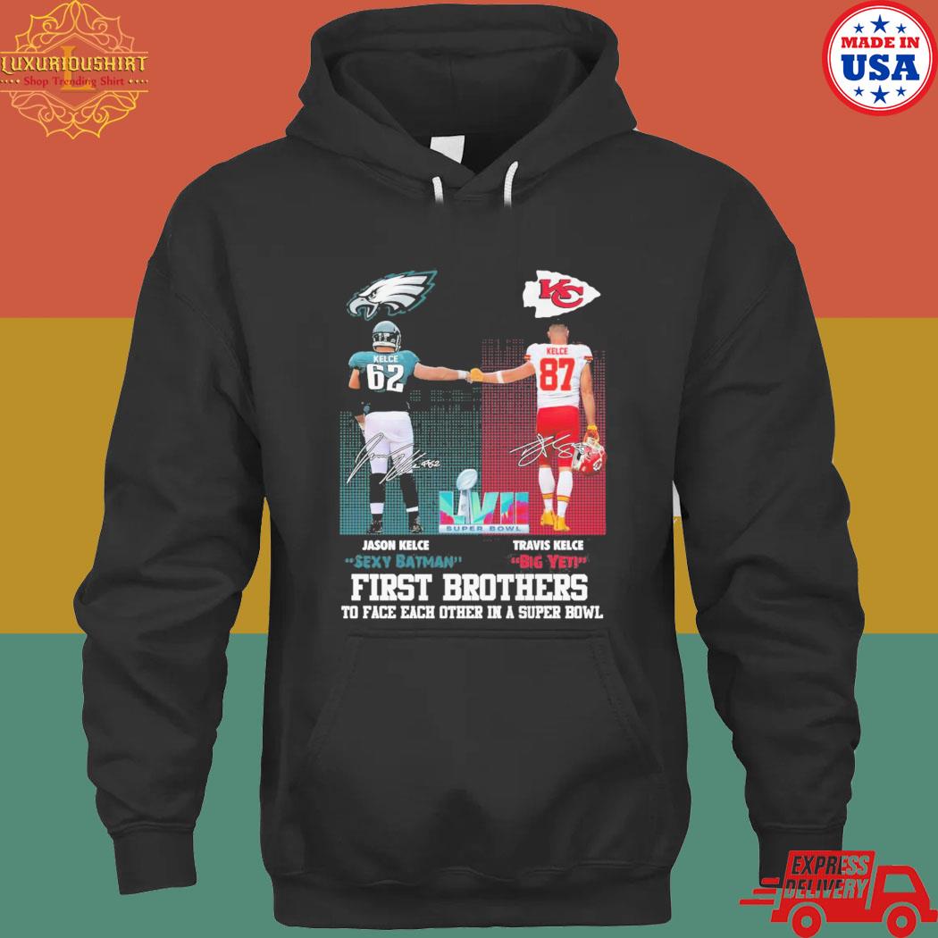 Kelce brothers super bowl Travis Kelce Kansas city shirt, hoodie, sweater,  long sleeve and tank top