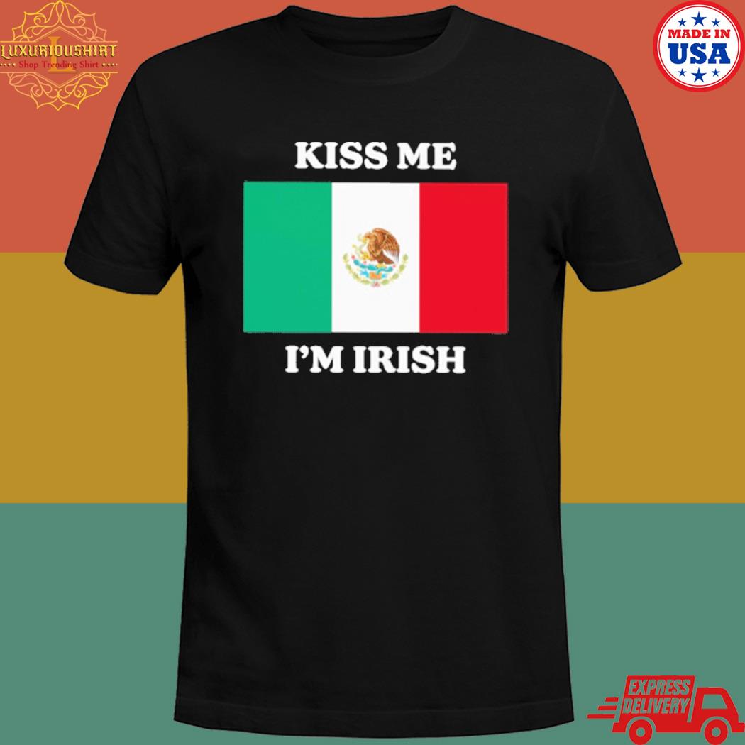 Kiss me I'm irish flag T-shirt