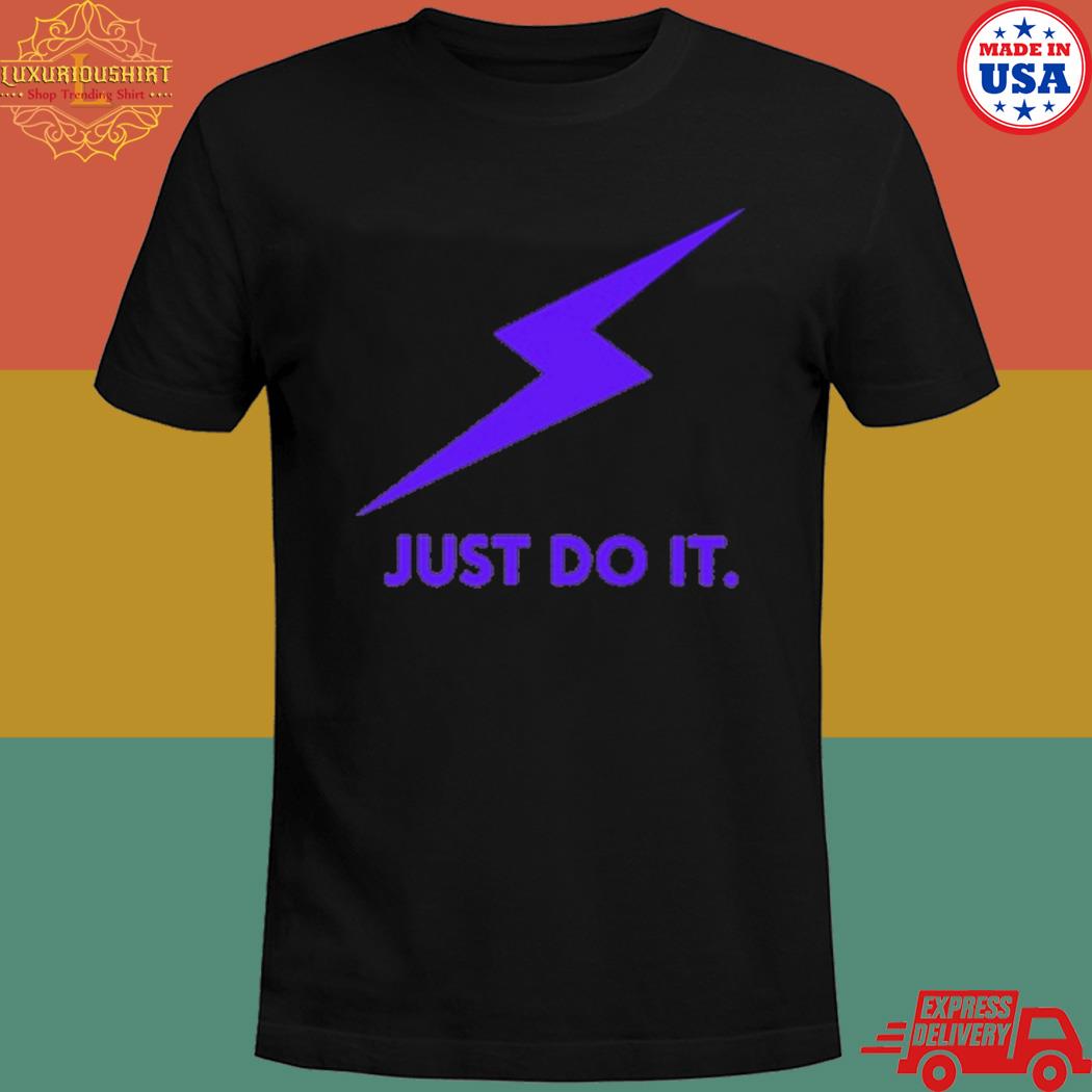Lightning strike walker just do it shirt