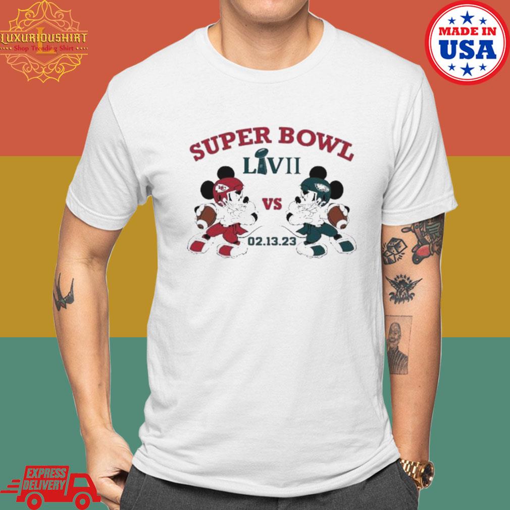 Philadelphia Eagles Mickey Mouse Super Bowl 2023 Shirt - High