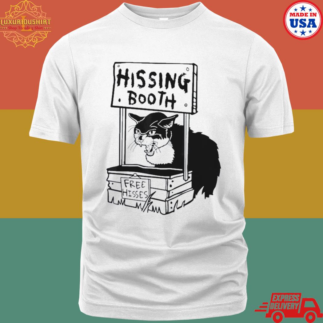 Official 2023 Cat Hissing Booth Free Hisses Shirt