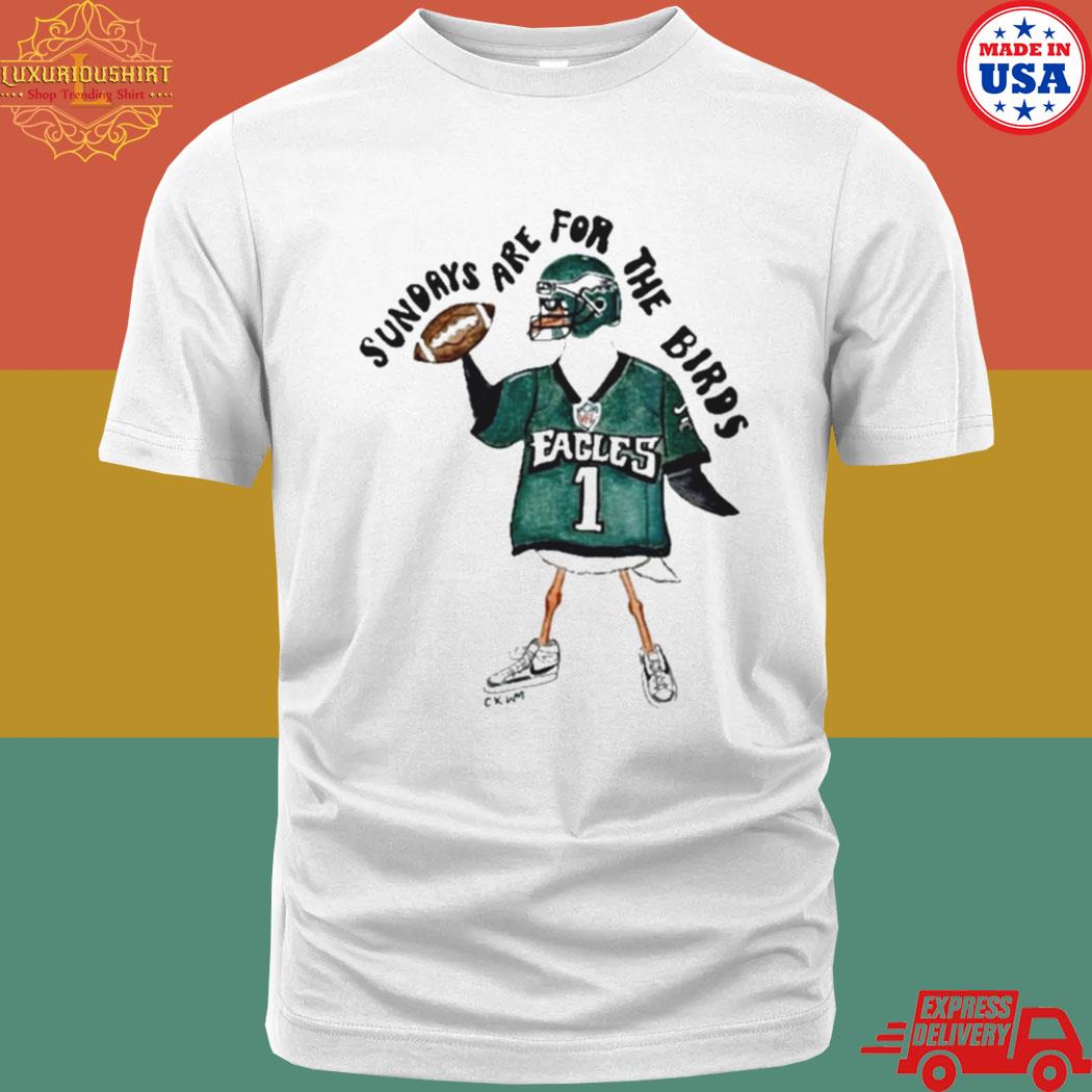 Official 2023 Philadelphia Eagles Sundays Are For The Birds Vintage Football Shirt