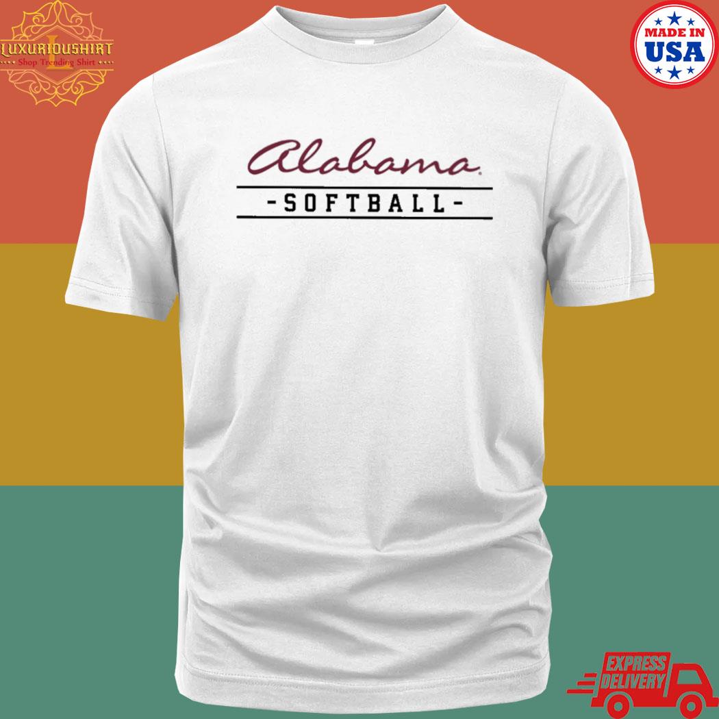 Official Alabama Champion Bar Script Softball Shirt