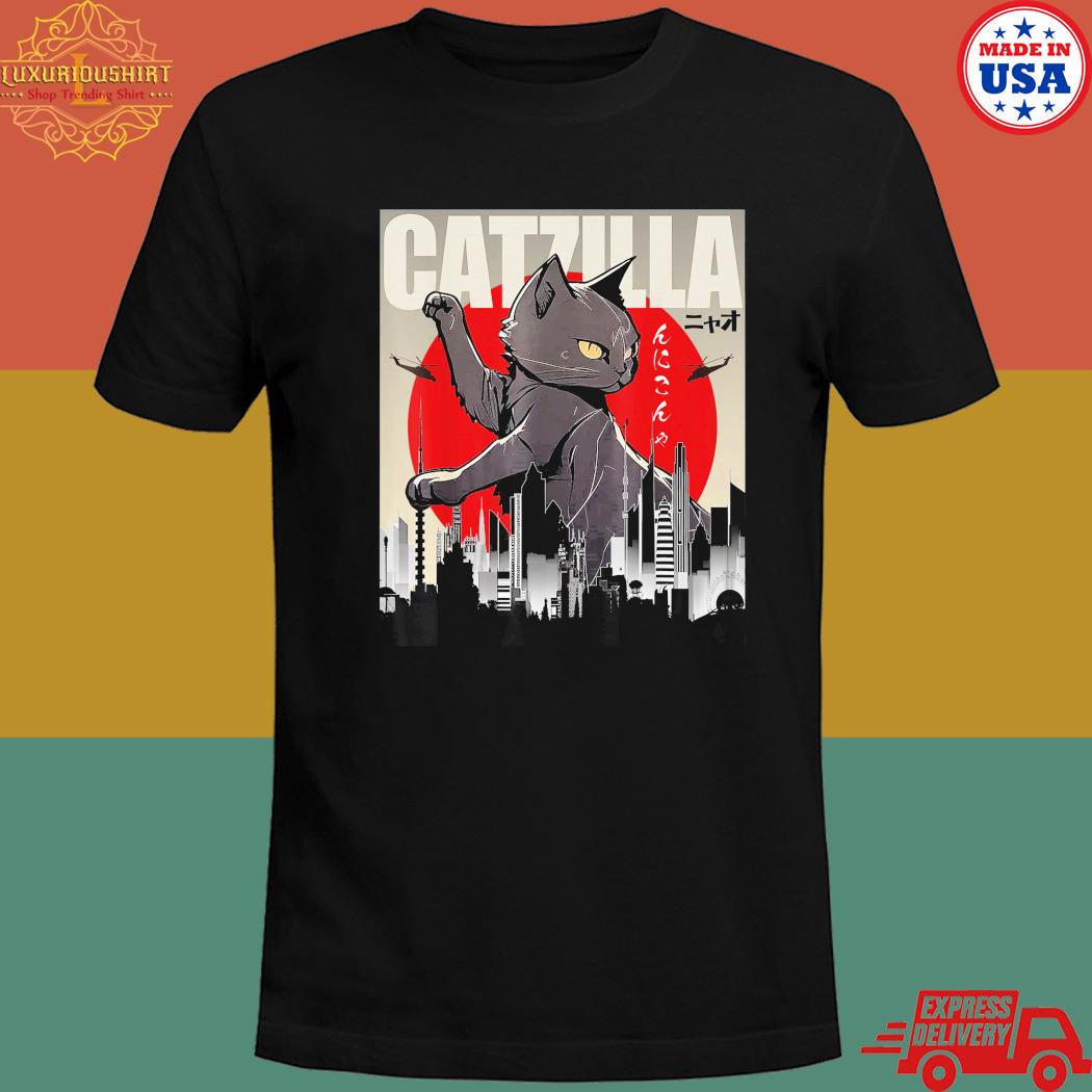 Official Catzilla cat T-shirt