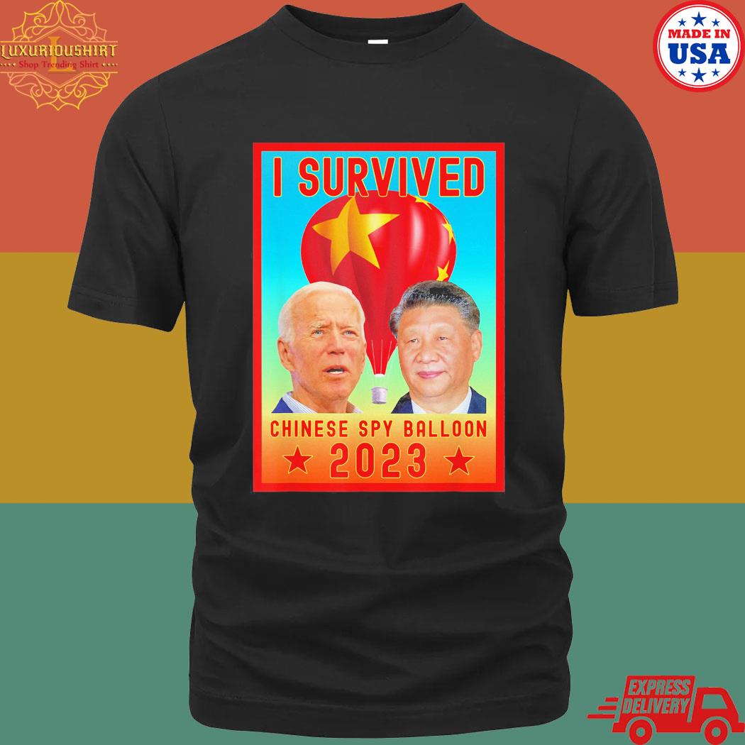 Official Chinese Spy Balloon 2023 President Joe Biden vs Xi Jinping T-Shirt