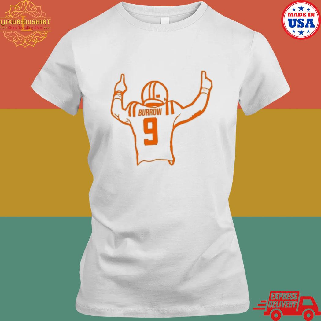 Cincinnati Bengals Football Joe Burrow 9 Shirt - Bugaloo Boutique