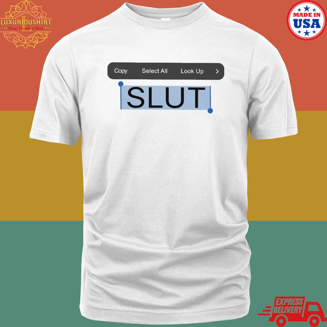 Official Copy Paste Slut Shirt