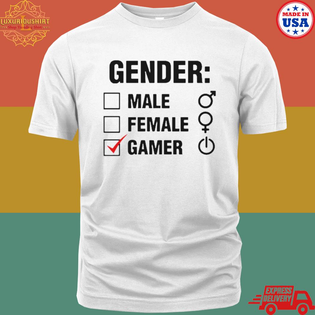 Official Gender Male Female Gamer Shirt