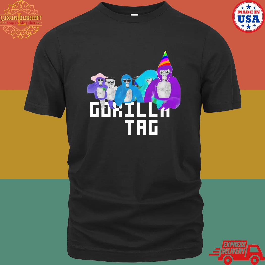 Official Gorilla Tag Party Time Brithday T-Shirt