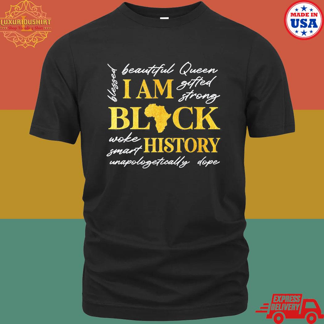 Official I Am Black History Month African American Shirt