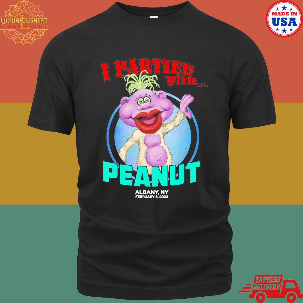 Official I partied with Peanut Albany ny 2023 shirt