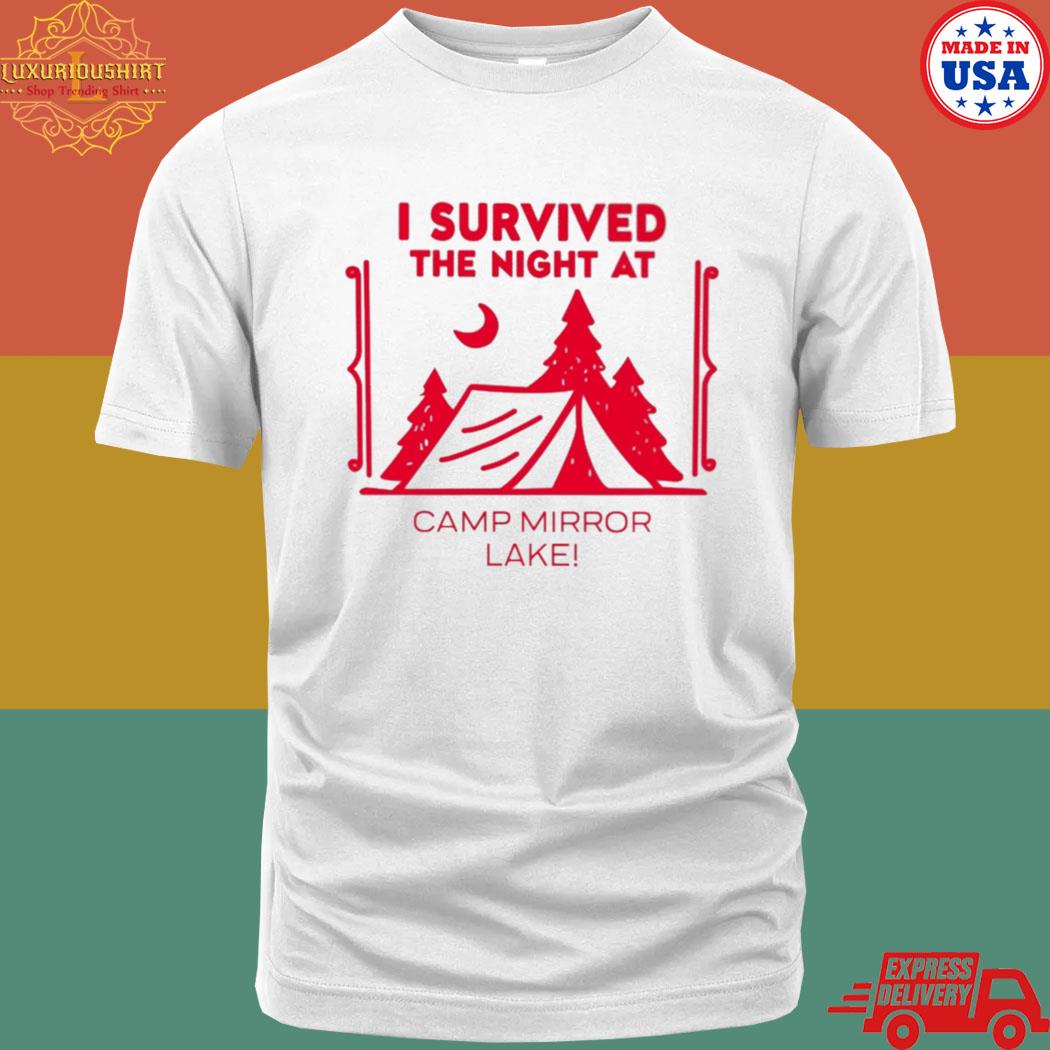 Official I Survived The Night At Camp Mirror Lake T-Shirt