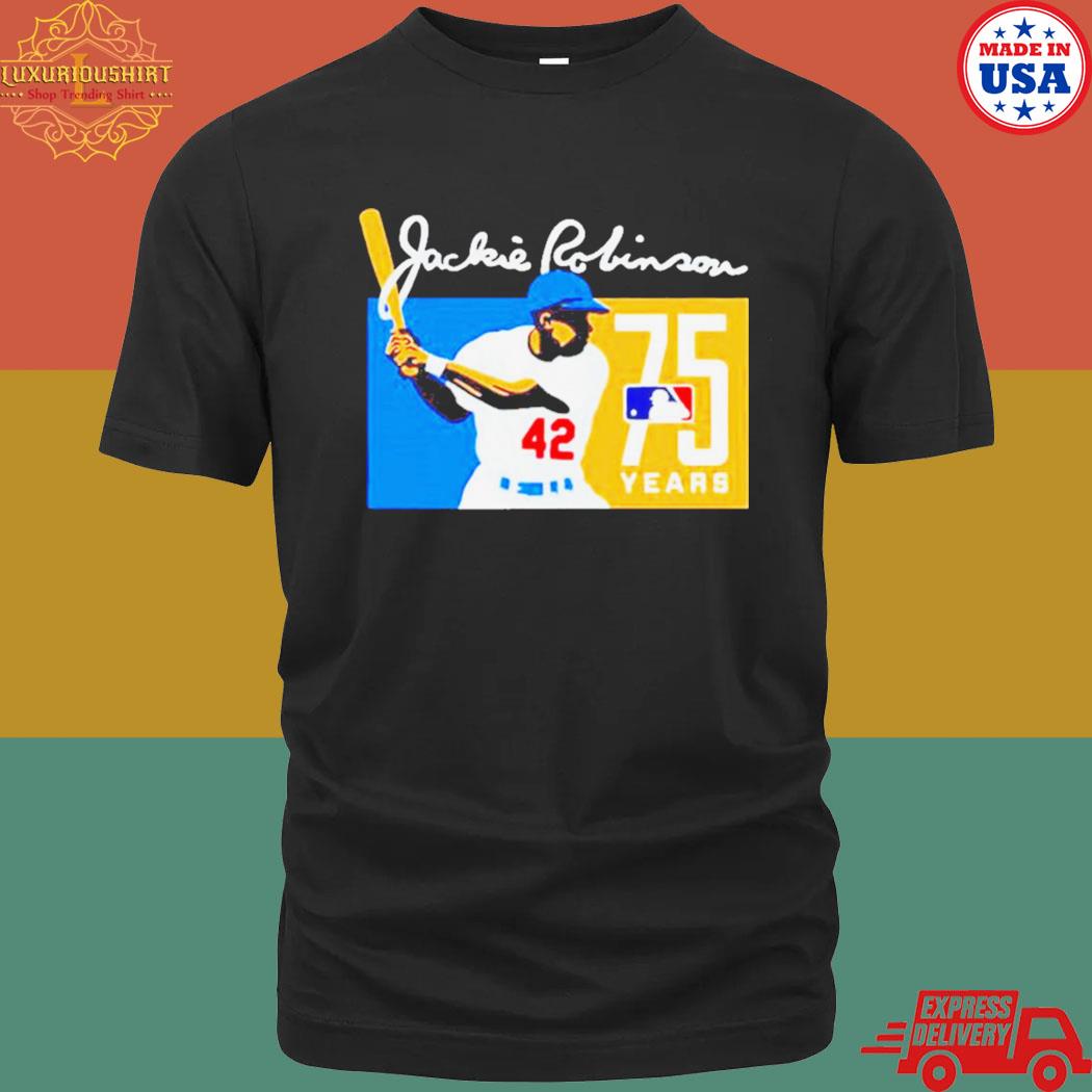 Official Jackie Robinson Los Angeles Baseball 75 Years Shirt