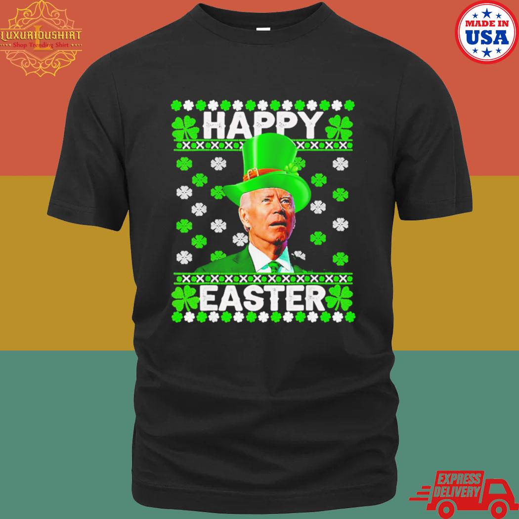 Official Joe Biden Happy Easter Confused St Patricks Day T-shirt