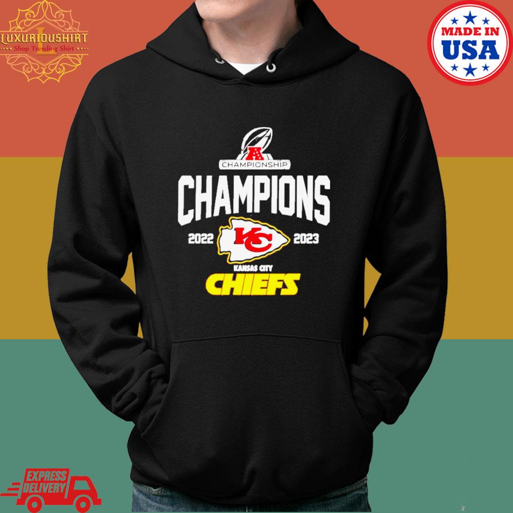 2023 Champions Team Kansas City Chiefs AFC Championship Game T-Shirt -  Yesweli