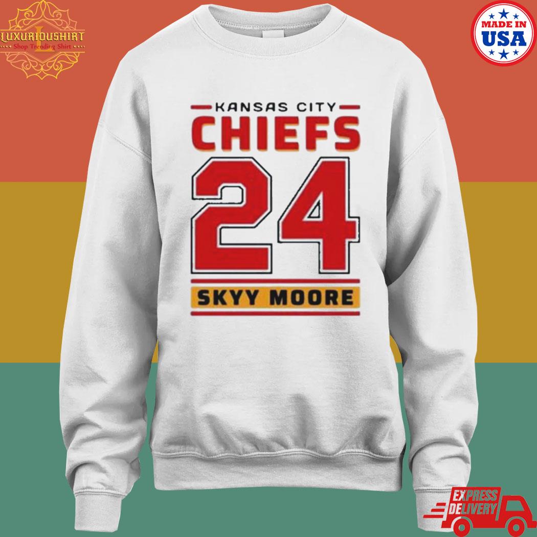 Official Kansas City Chiefs Skyy Moore 24 shirt, hoodie, sweater, long  sleeve and tank top