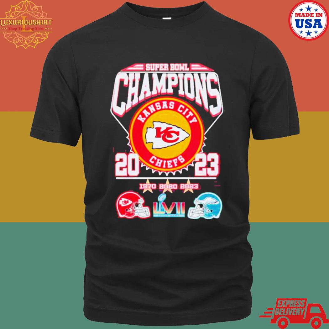 Official Kansas City Chiefs Victory Eagles Super Bowl Champions 2023 Shirt