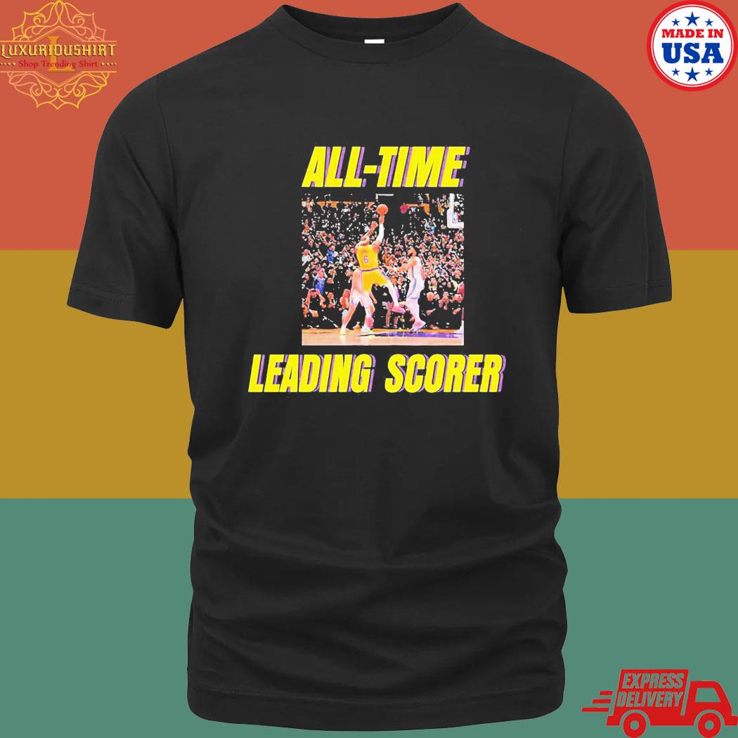 Official Lebron James All Time Leading Scorer Shirt