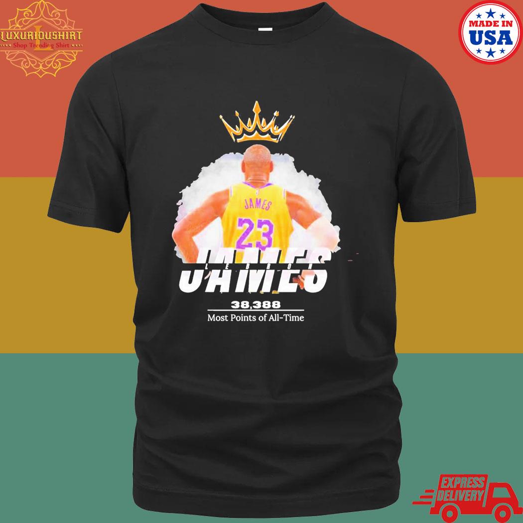 Official Lebron James All Time Points Leader Shirt