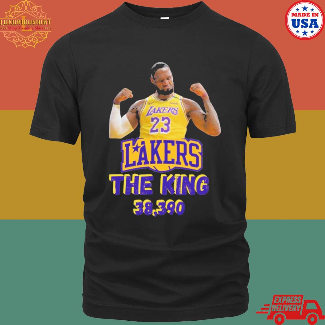 Official Lebron James Lakers The King 38 390 Shirt