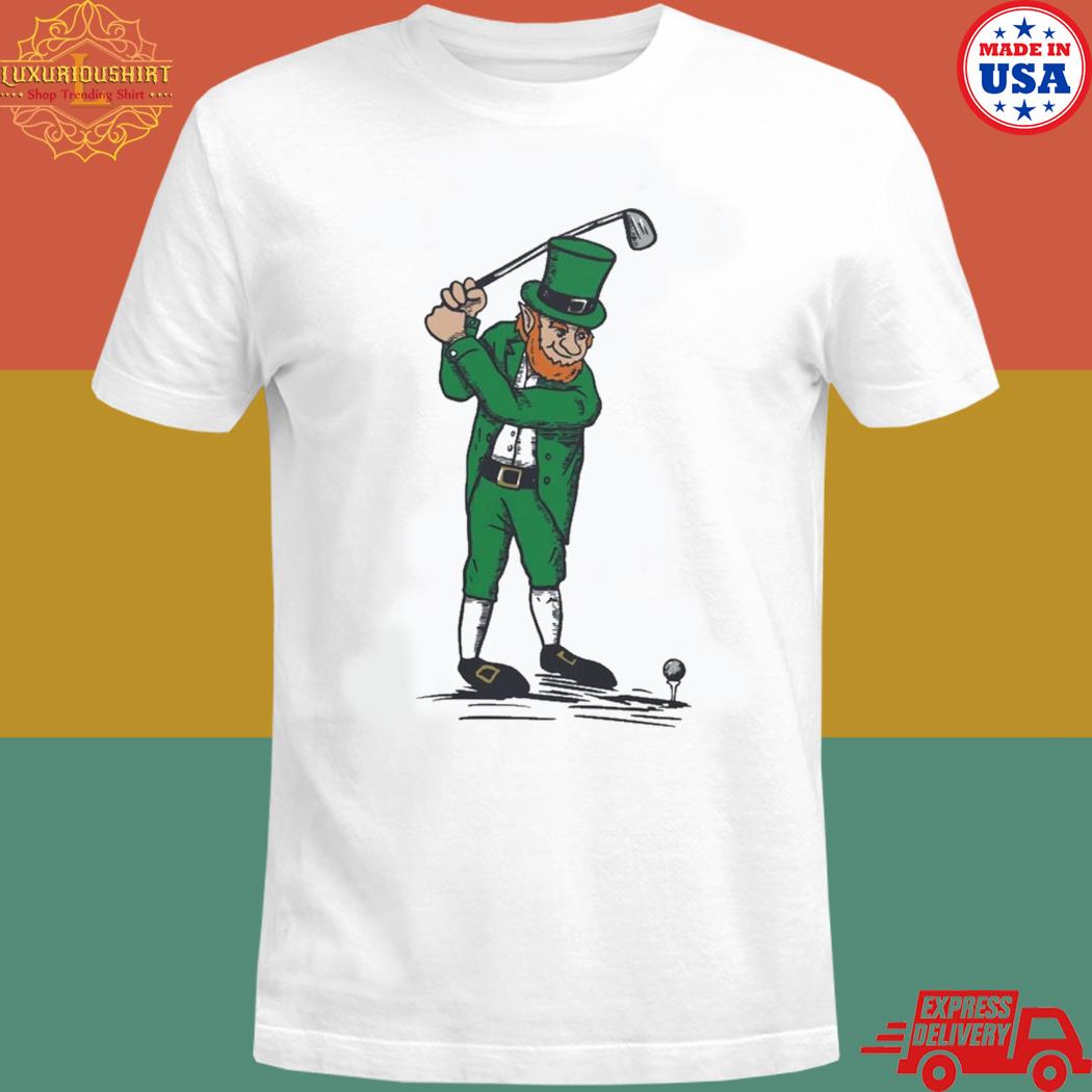 Official Leprechaun Irish golfer shirt