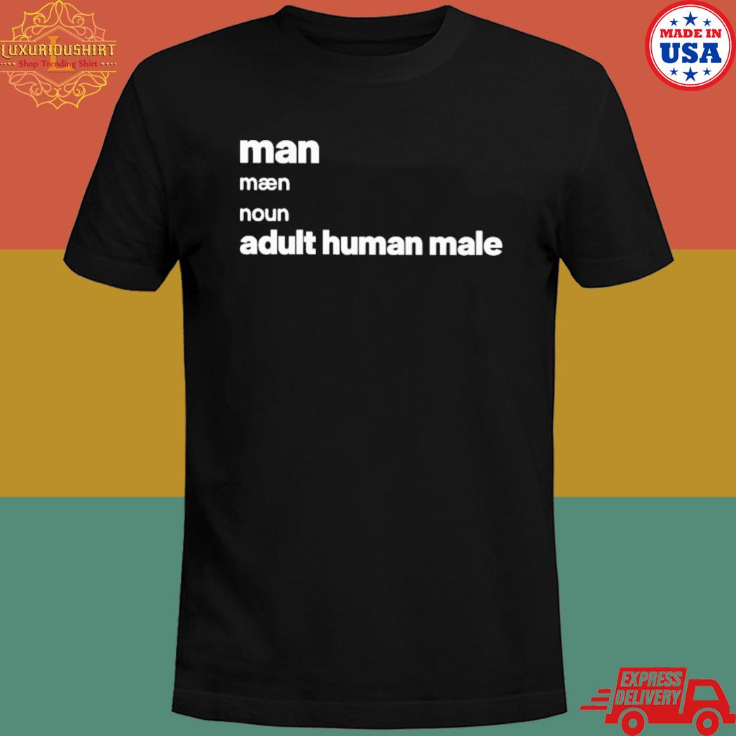 Official Man adult human male T-shirt