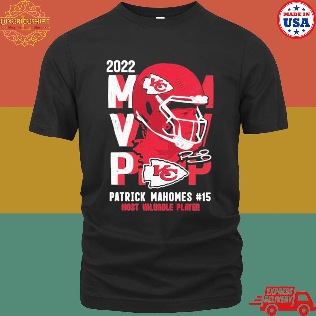 Official Patrick Mahomes Kansas City Chiefs 2022 NFL MVP T-Shirt