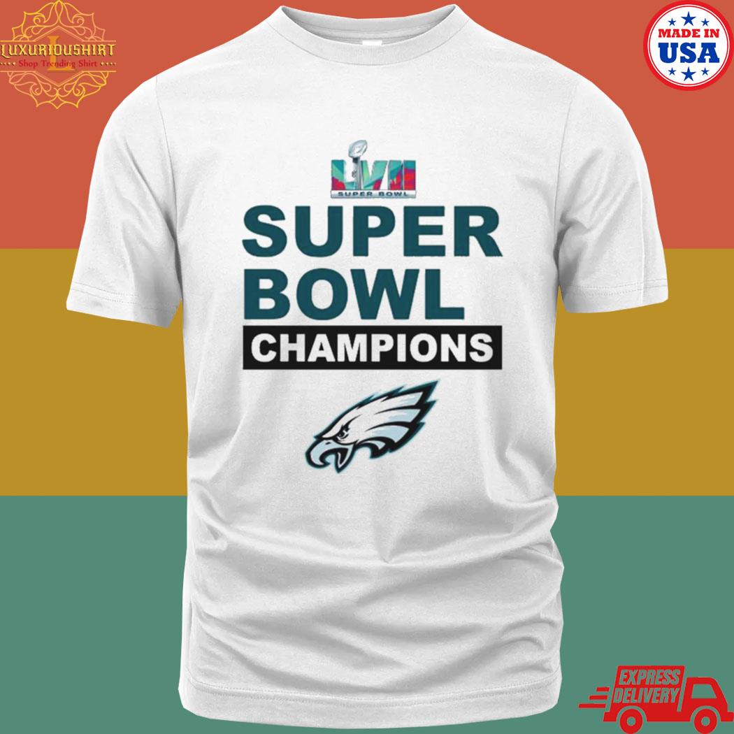 Official Philadelphia Eagles Super Bowl Lvii 2023 Champions Game Shirt