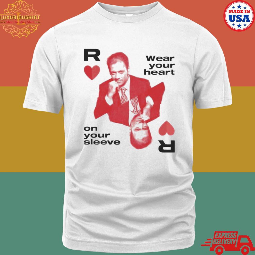 Official Rocco Siffredi Wear Your Heart On Your Sleeve Shirt