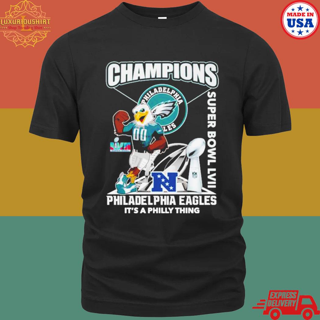 Philadelphia Eagles Swoop Mascot Super Bowl Lvii 2023 Champions Shirt