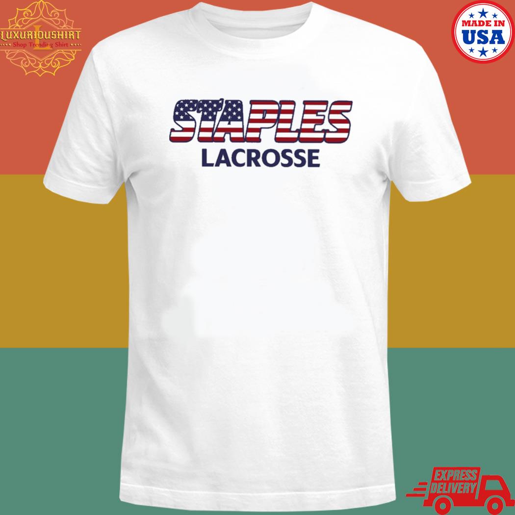 Staples lacrosse T-shirt