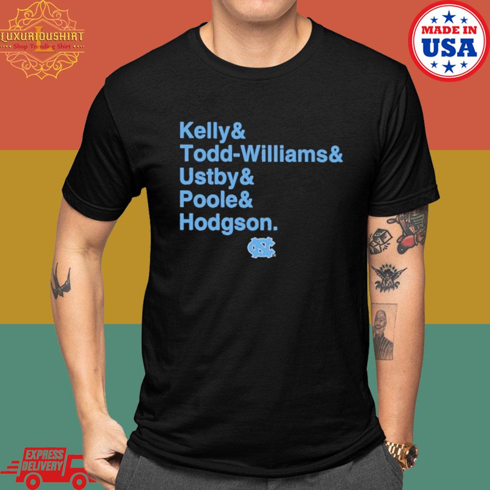 Unc Basketball Kelly & Todd-Williams & Ustby & Poole & Hodgson Shirt