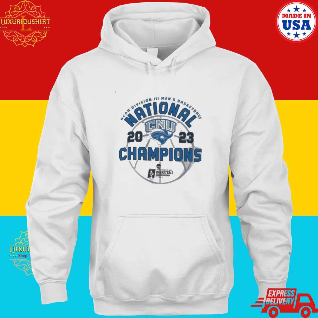 Christpher Newport University Captains Men’s Basketball 2023 Ncaa Division Iii National Champions Shirt hoodie