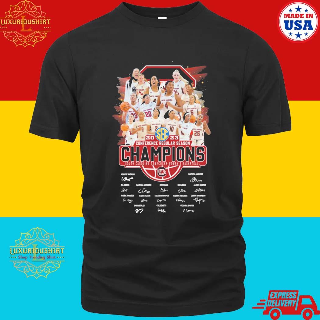 Conference Regular Season Champions South Carolina Gamecocks Women's Basketball Shirt