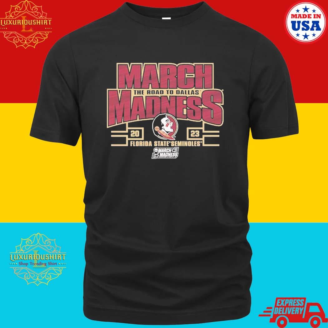 Florida State Seminoles 2023 NCAA Basketball The Road To Dallas March Madness Shirt