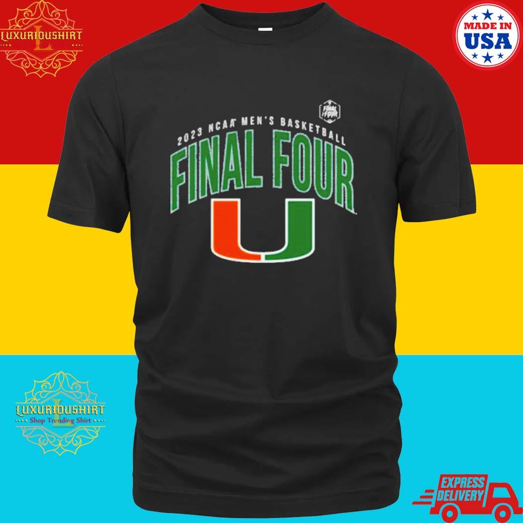 Official miami Hurricanes 2023 Ncaa Men’s Basketball Tournament March Madness Final Four T-shirt