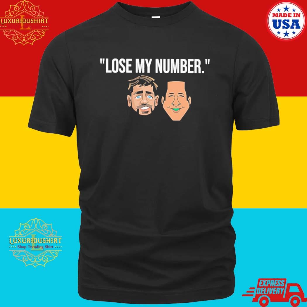 Official Adam Schefter And Aaron Rodgers Lose My Number Shirt