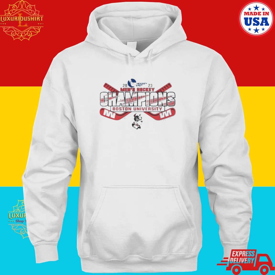 Official Boston University Terriers 2023 Men’s Hockey Conference Champs Shirt hoodie