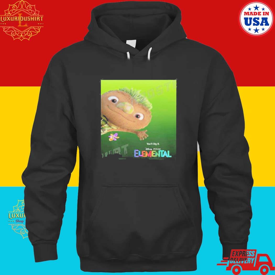 Official Clod Voiced By Mason Wertheimer In Elemental Of Disney And Pixar T-Shirt hoodie