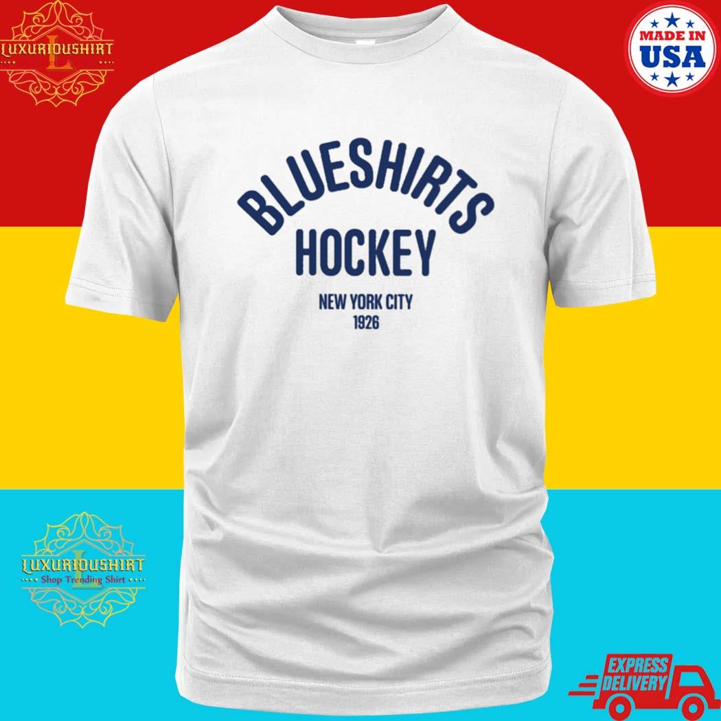 Official Coach Brian Daboll Wearing Blueshirts Hockey New York City 1926 Shirt
