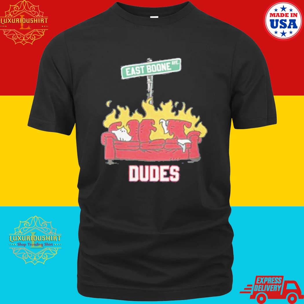 Official East Boone Ave Dudes T-shirt