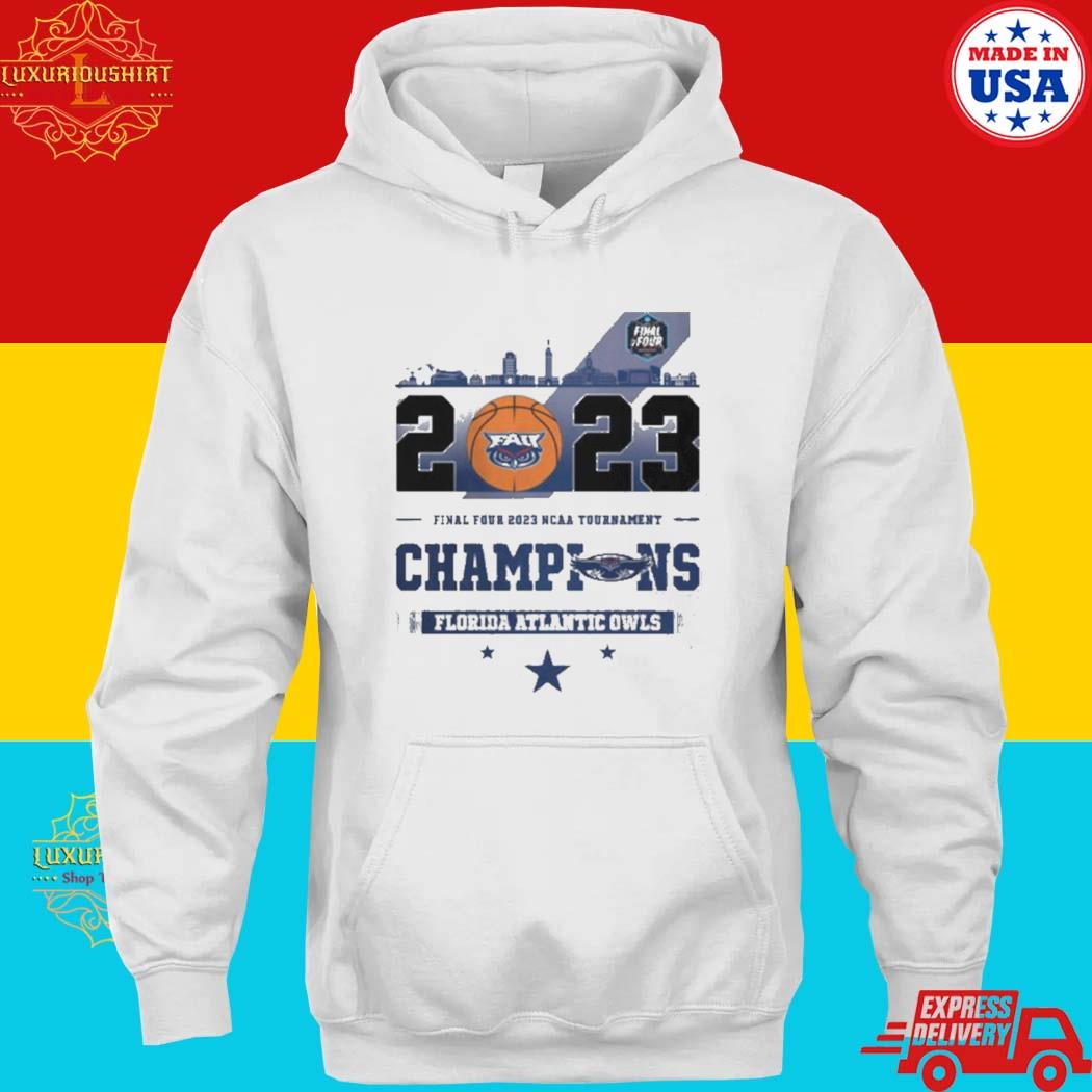 Official Florida Atlantic Owls 2023 Final Four Ncaa Tournament Champions Shirt hoodie