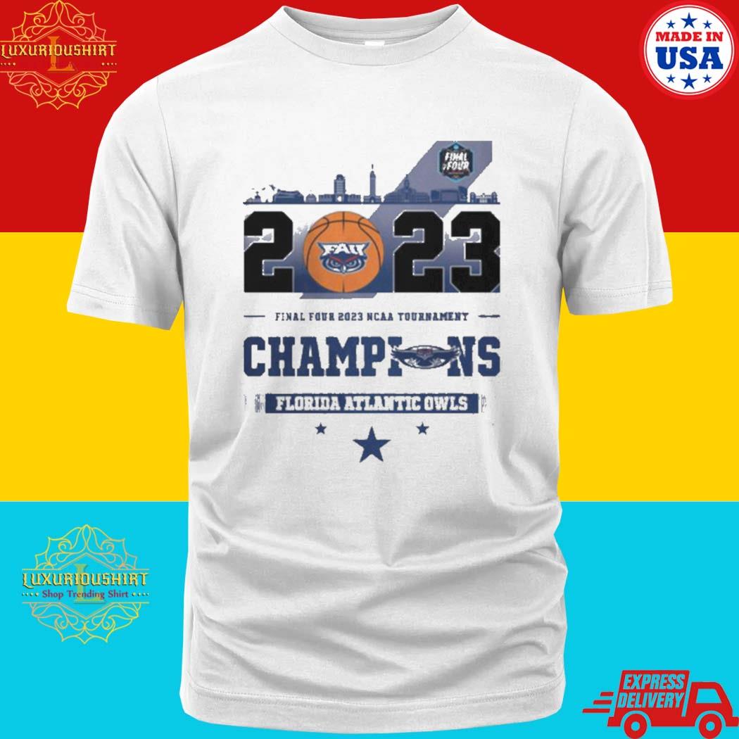 Official Florida Atlantic Owls 2023 Final Four Ncaa Tournament Champions Shirt