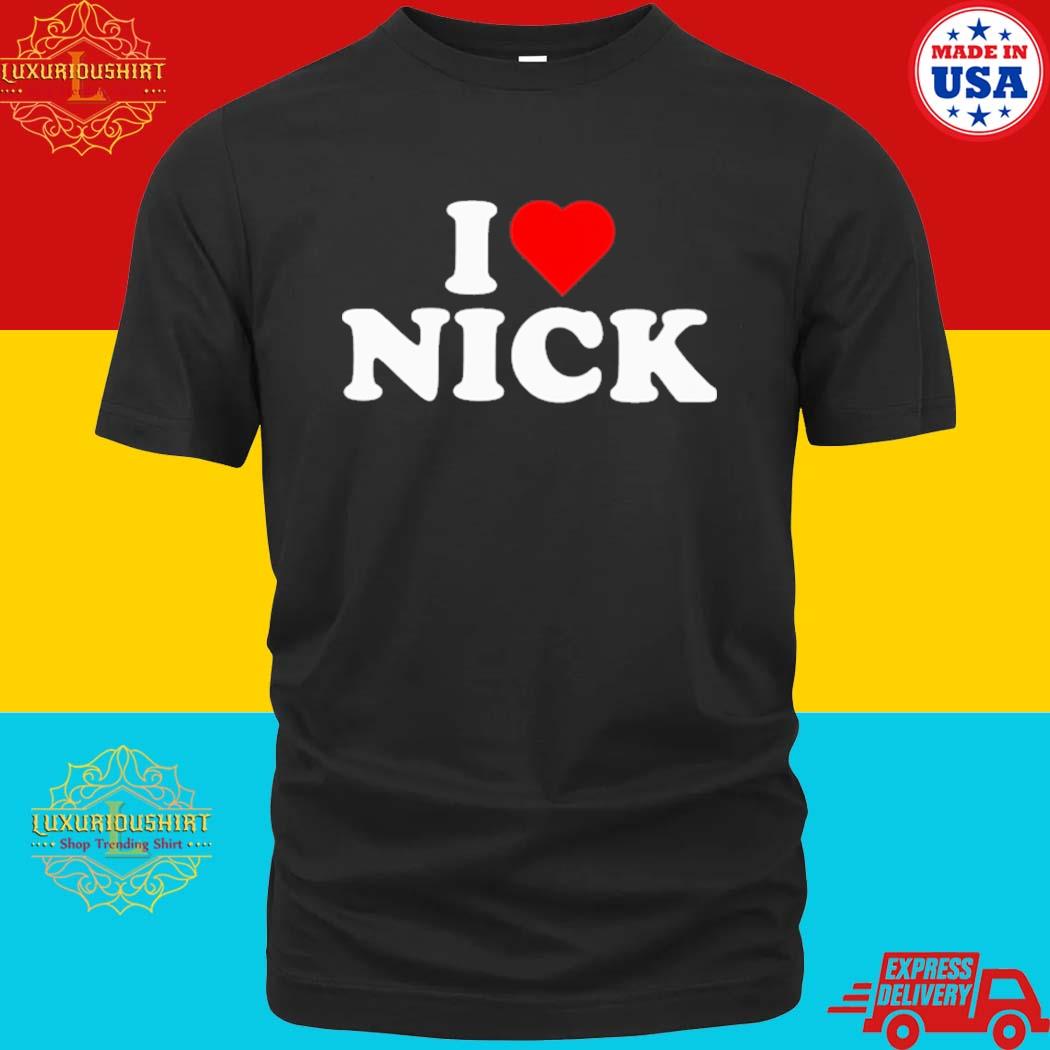 Official I Love Nick T-shirt